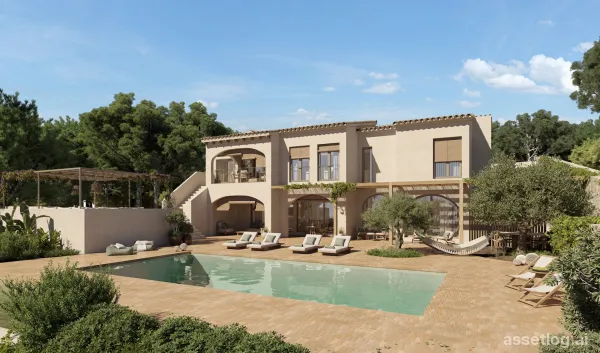 Villa provided with 4 Bedrooms and 6 Bathrooms, no swimming pool and