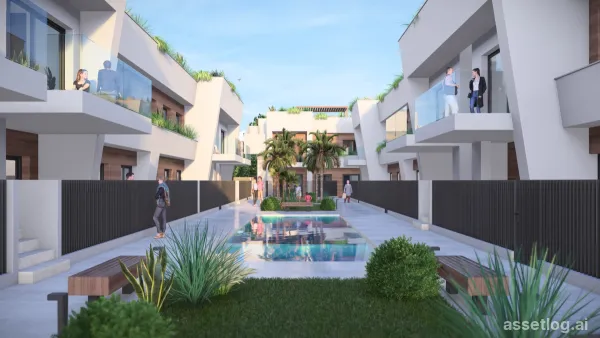 Apartments - solarium provided with 2 Bedrooms and 2 Bathrooms, communal swimming pool and