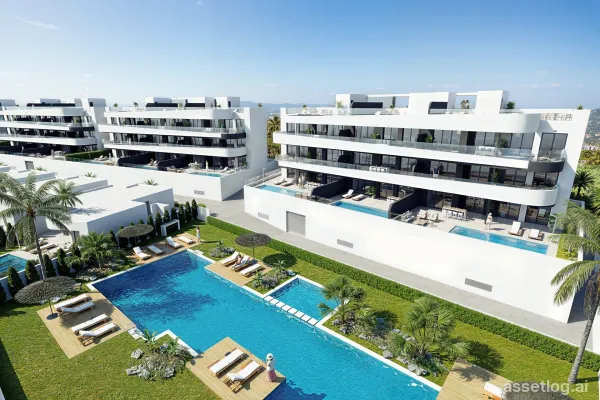 3-Zimmer-Wohnung mit Garten, 2 Bädern, Gemeinschaftspool und Tiefgarage in Los Alcázares