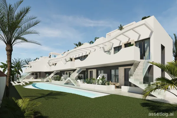 3-Zimmer-Bungalow mit Terrasse, 2 Bädern, Gemeinschaftspool und Tiefgarage in Pilar de la Horadada