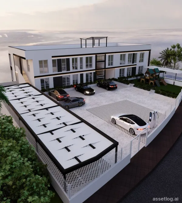 Apartment with garden provided with 2 Bedrooms and 1 Bathrooms, communal swimming pool and underground parking space