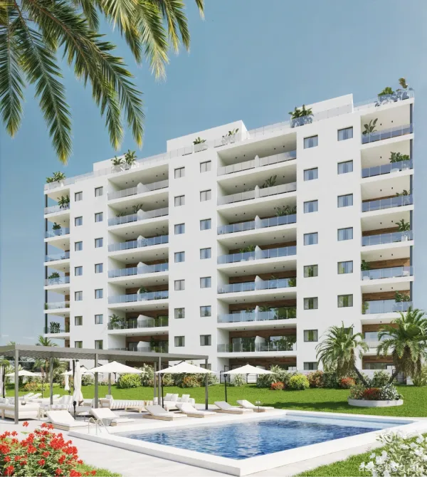 Apartment provided with 2 Bedrooms and 2 Bathrooms, communal swimming pool and