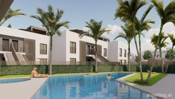 Apartment with garden provided with 2 Bedrooms and 2 Bathrooms, communal swimming pool and