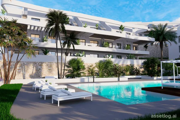 Penthouse provided with 2 Bedrooms and 2 Bathrooms, communal swimming pool and underground parking space