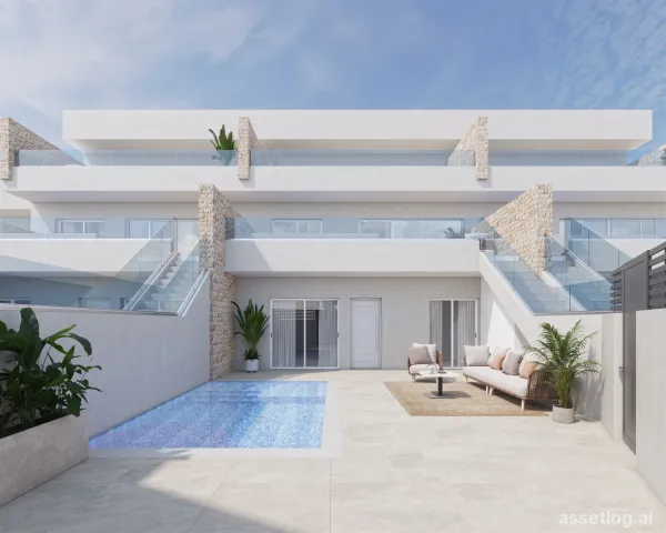 Apartments - solarium provided with 2 Bedrooms and 2 Bathrooms, no swimming pool and