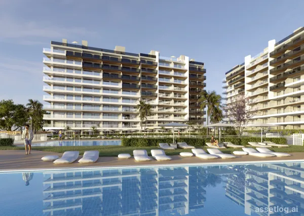 Apartment provided with 3 Bedrooms and 2 Bathrooms, communal swimming pool and