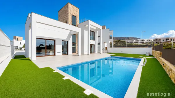 Villa provided with 5 Bedrooms and 4 Bathrooms, communal swimming pool and