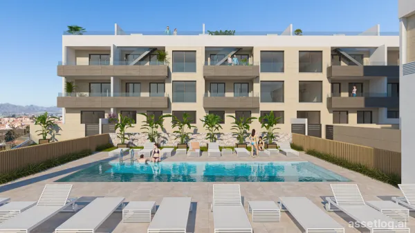 Penthouse mit 3 Schlafzimmern und 2 Badezimmern, Gemeinschaftspool und Tiefgarage in Águilas