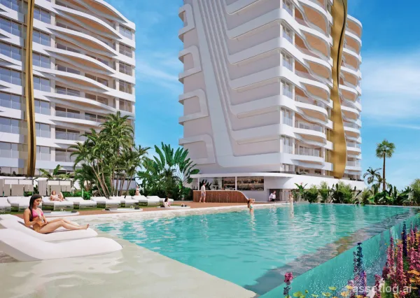 3-Zimmer-Wohnung mit Garten, 2 Bädern, Gemeinschaftspool und Tiefgarage in La Manga del Mar Menor