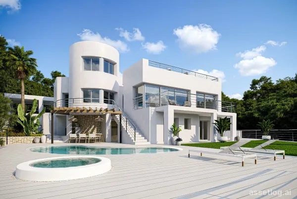 Luxusvilla mit 4 Schlafzimmern und 4 Bädern in Altea, Costa Blanca