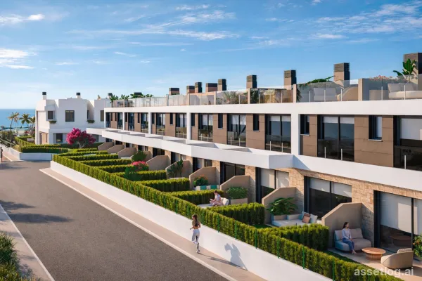 Doppelhaus mit 3 Schlafzimmern und 3 Badezimmern, Gemeinschaftspool in El Campello