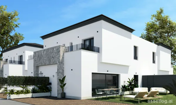 Terraced villa provided with 3 Bedrooms and 3 Bathrooms, communal swimming pool and