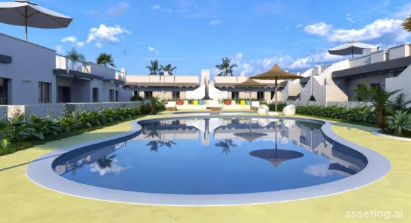 Reihenvilla mit 3 Schlafzimmern und 2 Badezimmern in Vergel mit Gemeinschaftspool