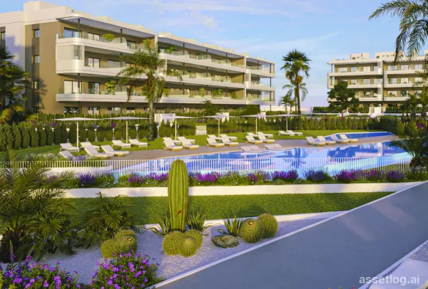 Penthouse mit 2 Schlafzimmern und 2 Badezimmern, Gemeinschaftspool in Torrevieja