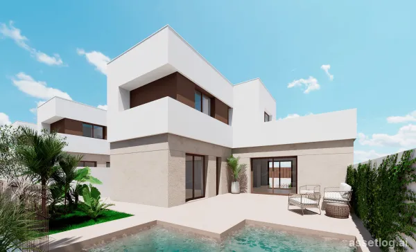Villa mit 3 Schlafzimmern und 2 Badezimmern, Gemeinschaftspool in Los Alcázares