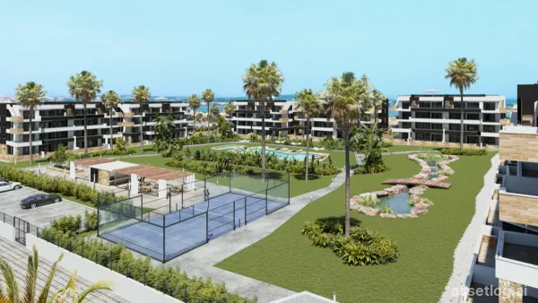 2-Zimmer-Apartment mit 2 Bädern, Gemeinschaftspool in Torrevieja