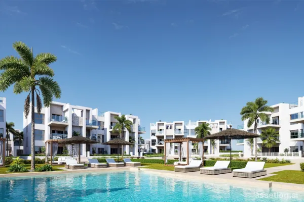Penthouse provided with 2 Bedrooms and 2 Bathrooms, communal swimming pool and underground parking space