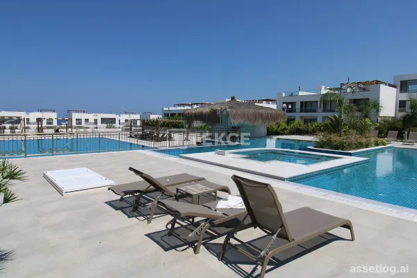 Wohnung mit Meerblick in einem Öko-Wellness-Komplex in Girne Esentepe