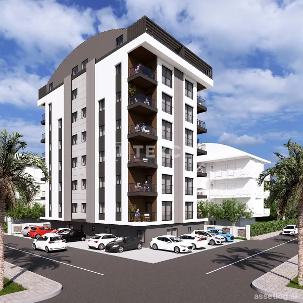 Elegantní apartmány v projektu blízko moře v Antalya Muratpaşa