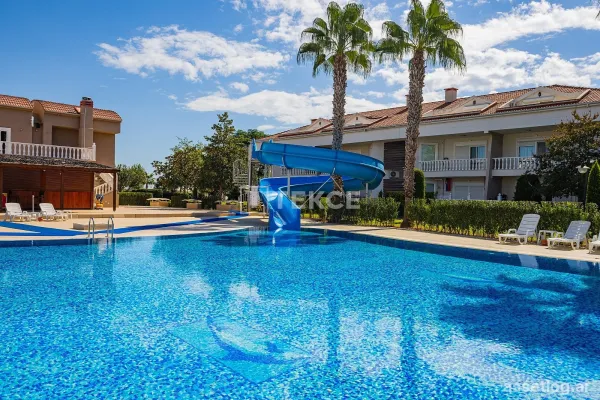 Furnished Apartment in Secure Complex with Aquapark in Kadriye