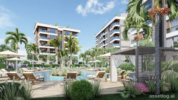 Spacious Apartments in Secure Complex with Pool in Antalya Kepez
