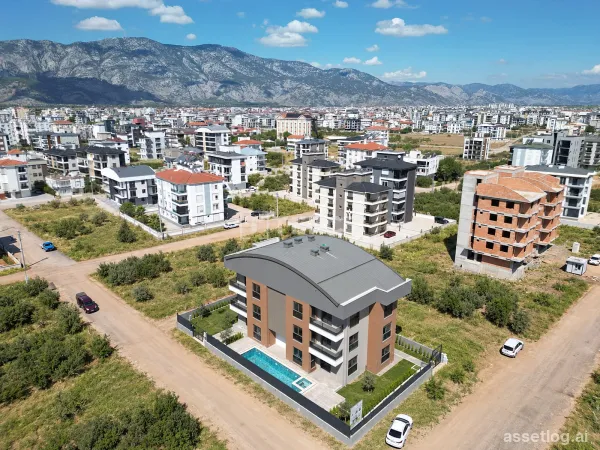 Byty se sdíleným bazénem a licencí k pronájmu v Döşemealtı Antalya