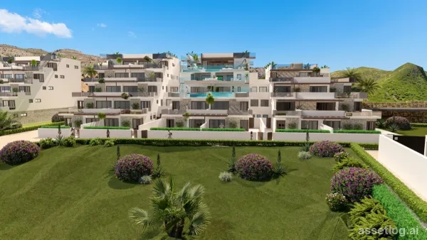 Wohnanlage in Vera: Apartments, Erdgeschosse und Penthouses mit Meerblick