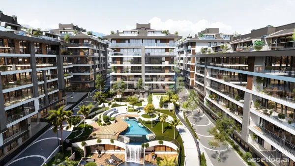 Apartmány s výhledem na město blízko moře v Üsküdar İstanbul