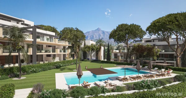 Located in the prestigious area of Marbella, this exclusive residential complex offers a selection of 15 properties i…