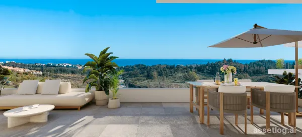Exklusive Wohnanlage mit Meerblick in Las Lagunas de Mijas