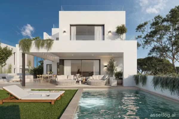 Located in the charming town of Mijas, this exclusive villa offers a privileged setting for those seeking a home on t…
