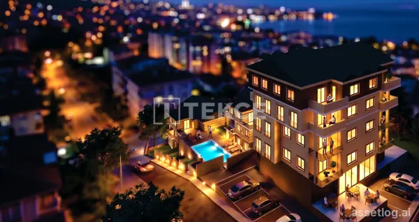 3-Bedroom Duplex Apartments in a Complex in Mudanya Halitpaşa