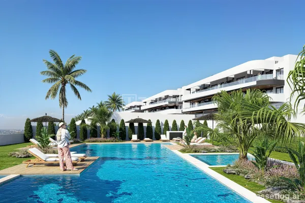 Apartmány s výhledem na golf a moře v Los Alcázares Murcia