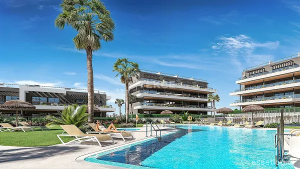Nové apartmány s prostornými terasami v Torrevieja