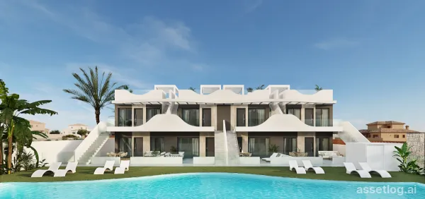 Moderne Bungalows in Pilar de la Horadada – 2–3 Zimmer mit Terrasse und Gemeinschaftspool