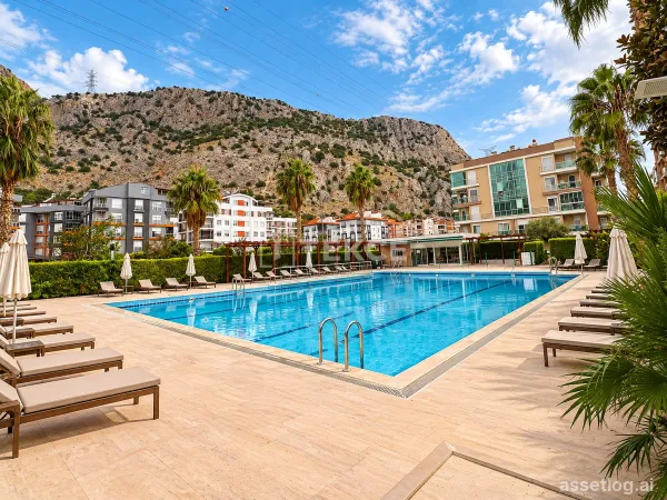 Mountain-View Apartment in Moonlight Residence in Konyaaltı Hurma
