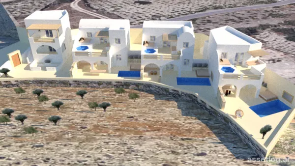 Land 892 m² in Santorini