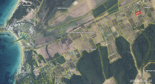 Pozemek 5060 m² v Kassandře, Chalkidiki