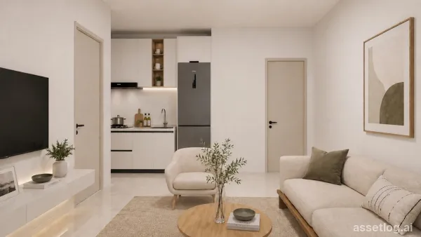 Flat 34 m² on the Olympic Coast
